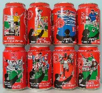 France, 1996, Coca-Cola, Sports 96, 8 cans