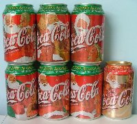 Italy, 2000, Coca-Cola, Natale2000: Auguri Coca-Cola!, 7 cans
